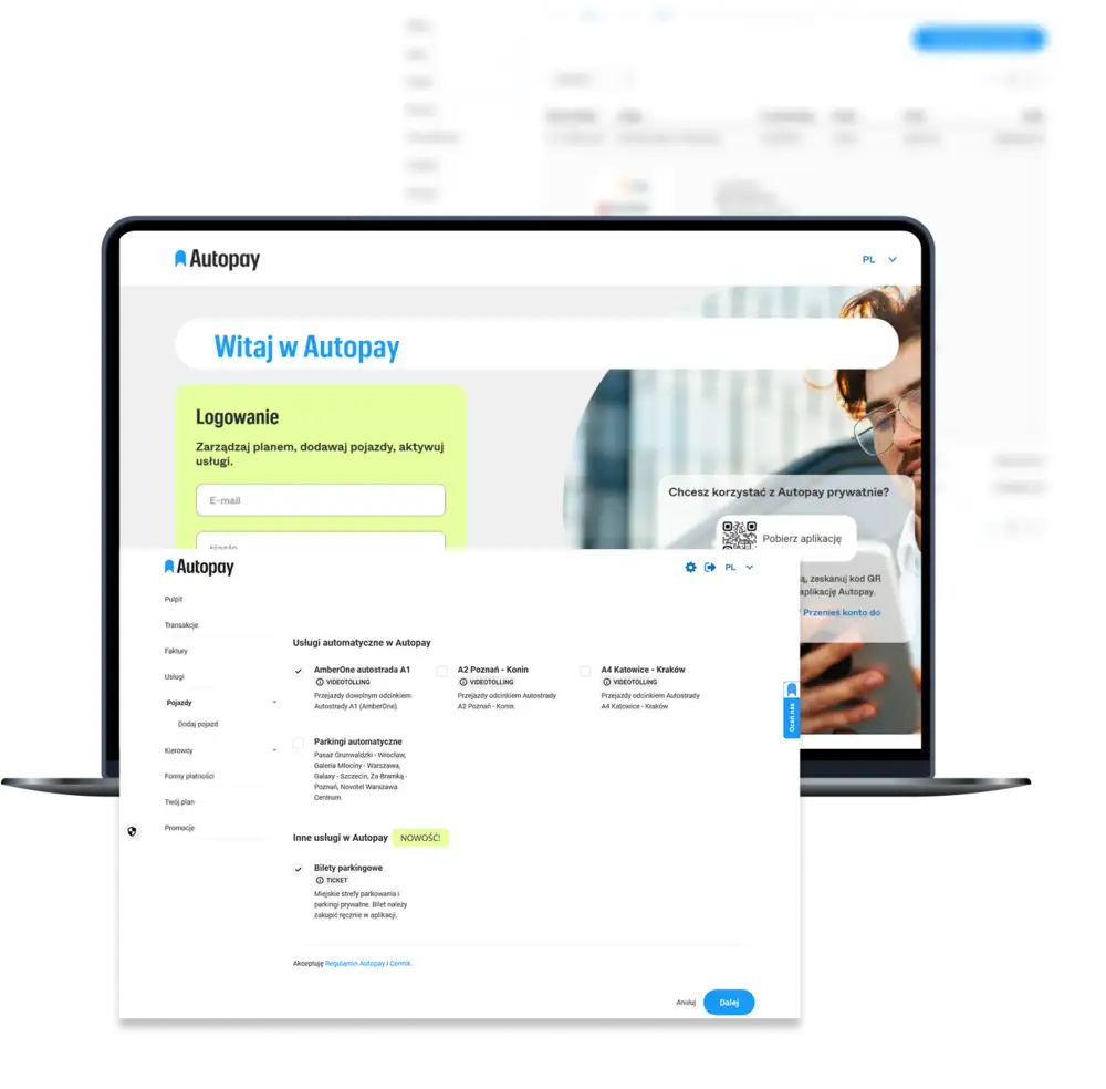 Panel flotowy Autopay