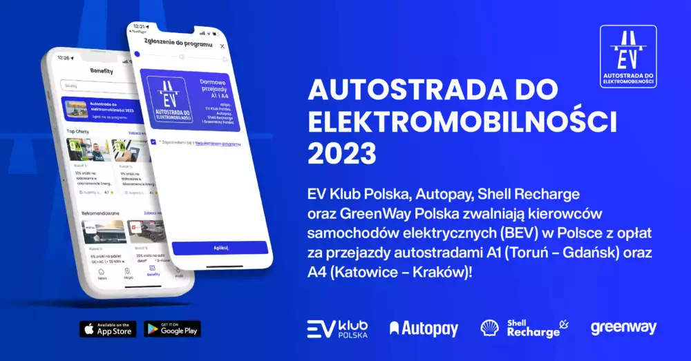 Kierowcy aut elektrycznych ponownie zwolnieni z opłat za autostrady